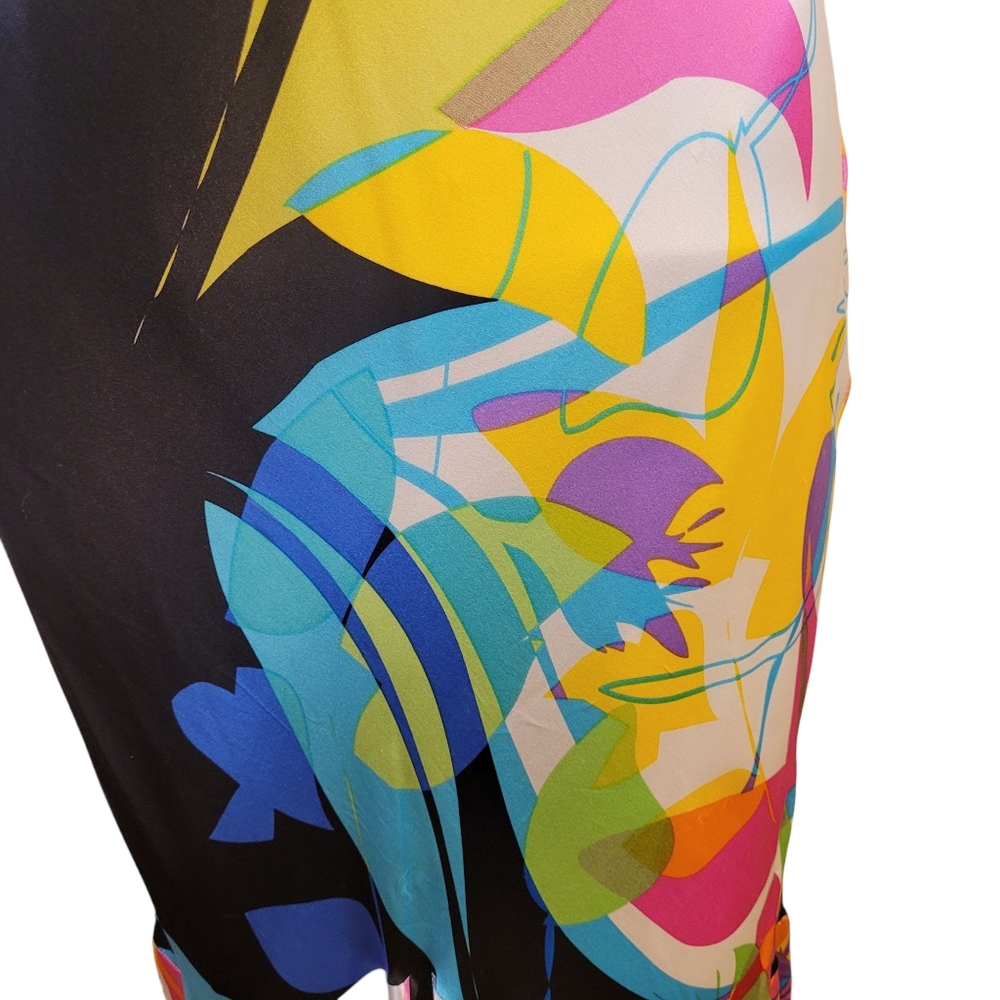 Cache Multicolor Abstract Maxi Dress - Picture 5 of 13